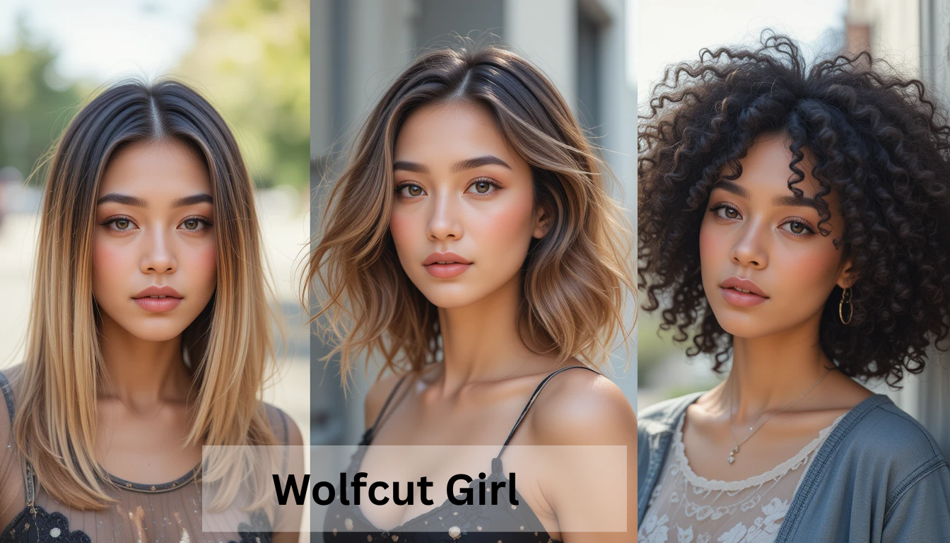 Wolfcut Girl The Edgy Hair Trend Guide