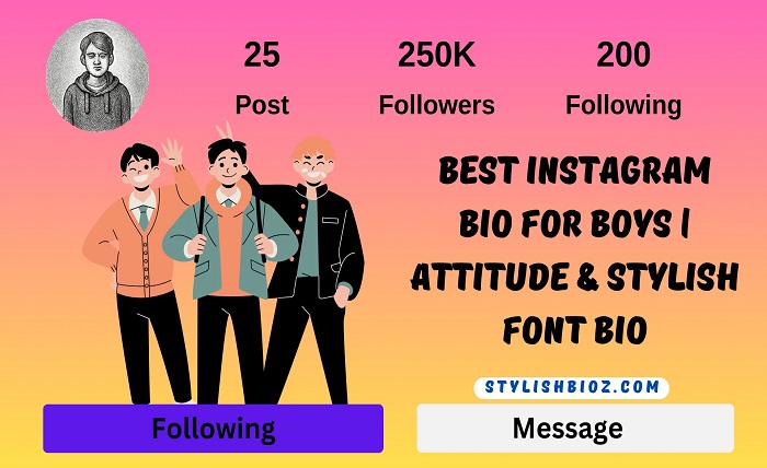 insta bio boys